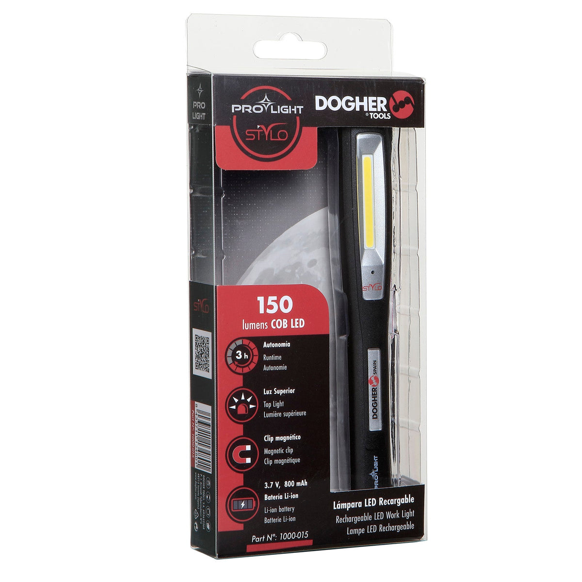 Dogher 1000-015 - Lámpara PROLIGHT STYLO 150 Lumen COB LED