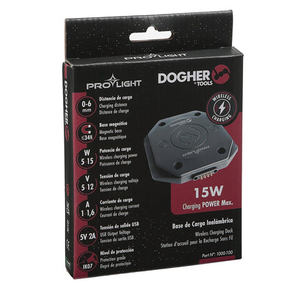 Dogher 1000-100 - Estacion Carga Inalambrica 116X112X17Mm