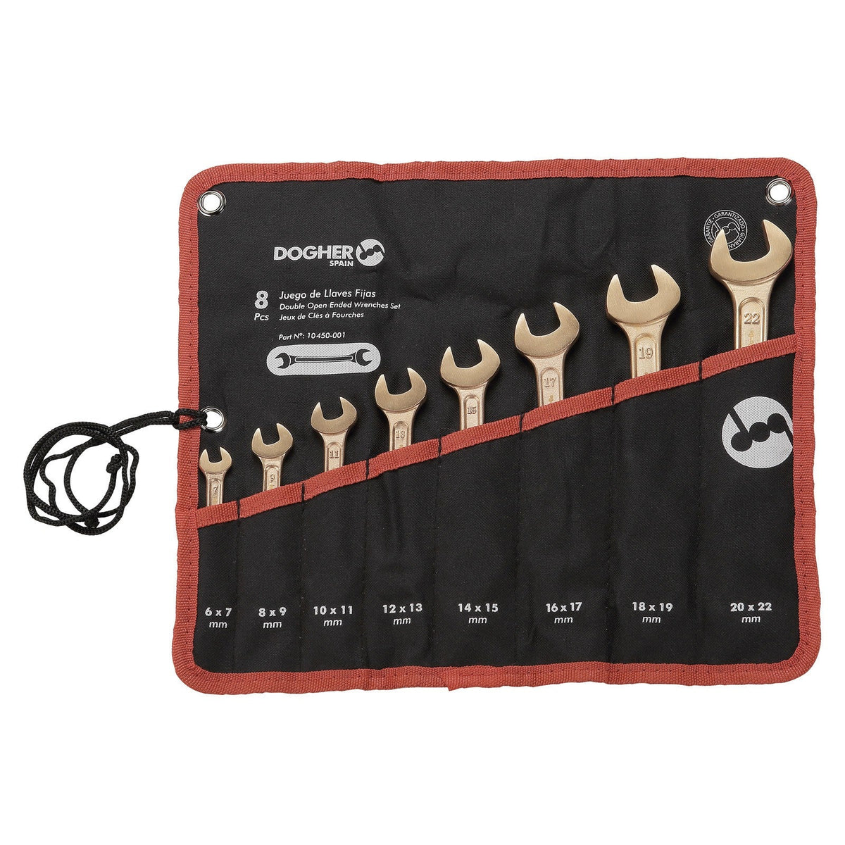 Dogher 10450-001 - Bolsa 8 Llaves Doble Boca Abierta Cu-Be