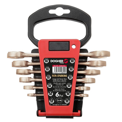 Dogher 15450-016 - Juego 6 Llaves Doble Boca Abierta Al-Br