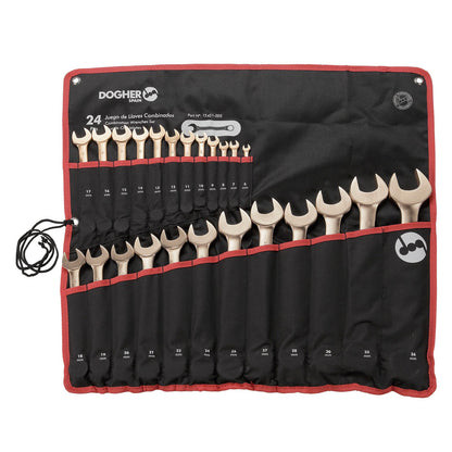 Dogher 15451-005 - Bolsa 24 Llaves Combinadas 6-36Mm Al-Br