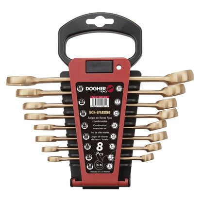 Dogher 15451-018 - Juego 8 Llaves Combinadas Antichispa Al-Br