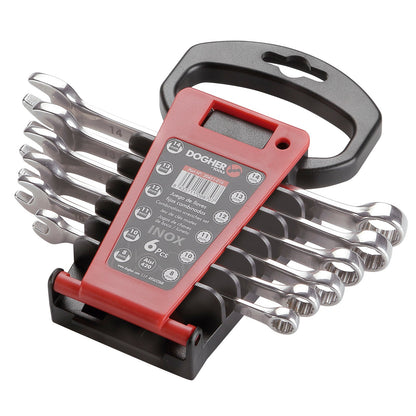 Dogher 20451-016 - Juego Soporte 6 Llaves Comb. Inox