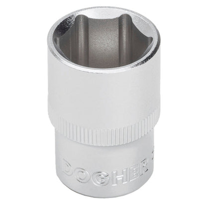 Dogher 20531-062 - Juego 8 Llaves de Vaso Hexagonal 1/2" + Carraca Inox