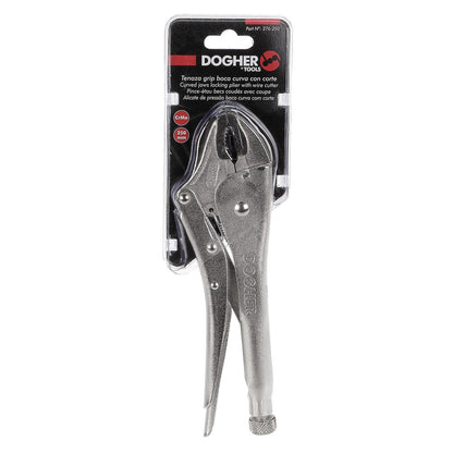 Dogher 276-175 - Tenaza Grip de Boca Curva con Corte 175mm