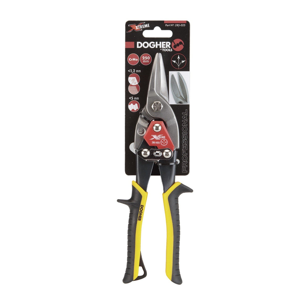 Dogher 285-025 - Tijera Cortachapa Xtreme C/Recto 250Mm