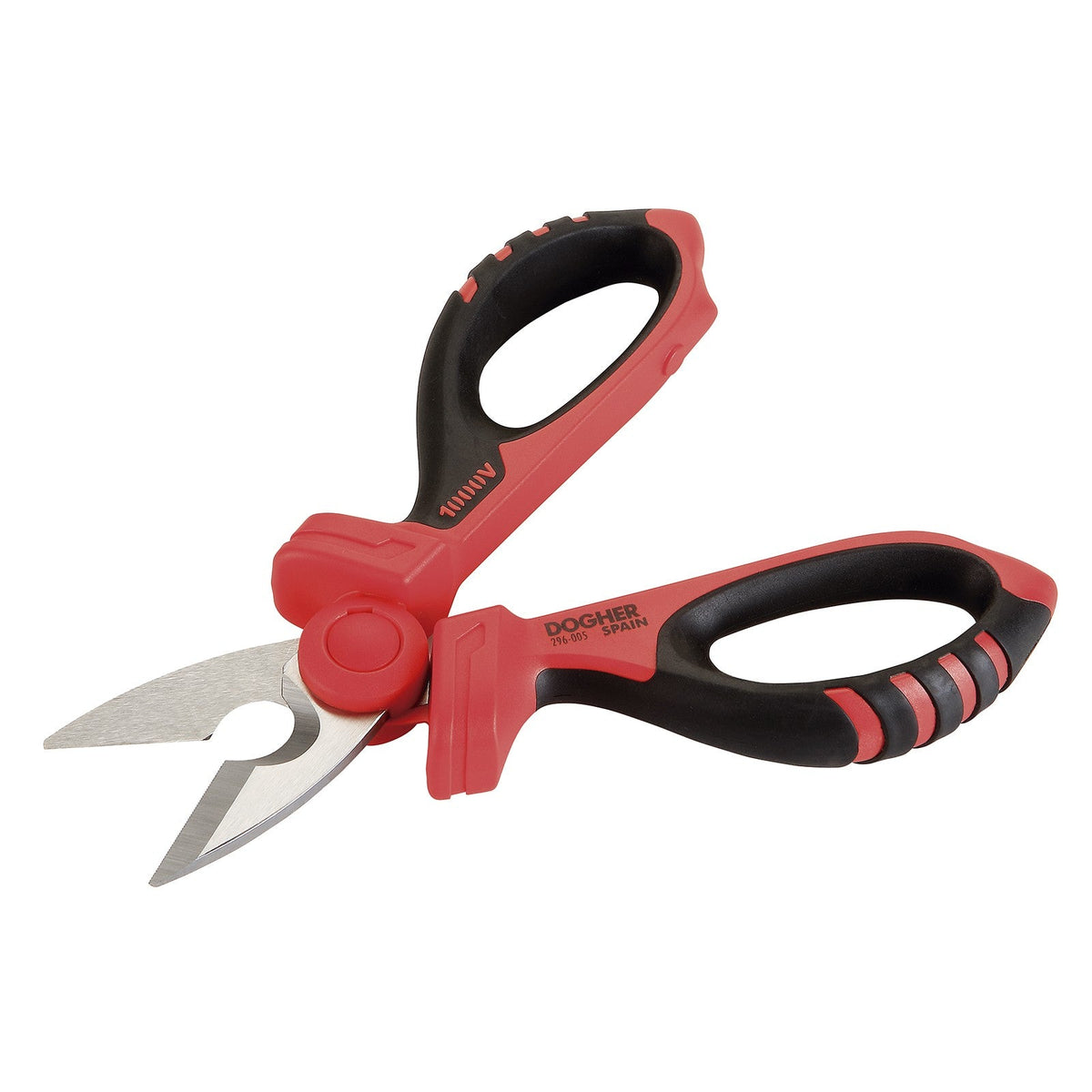 Dogher 296-005 - Tijera Aislada VDE 1000V para Electricista 160mm