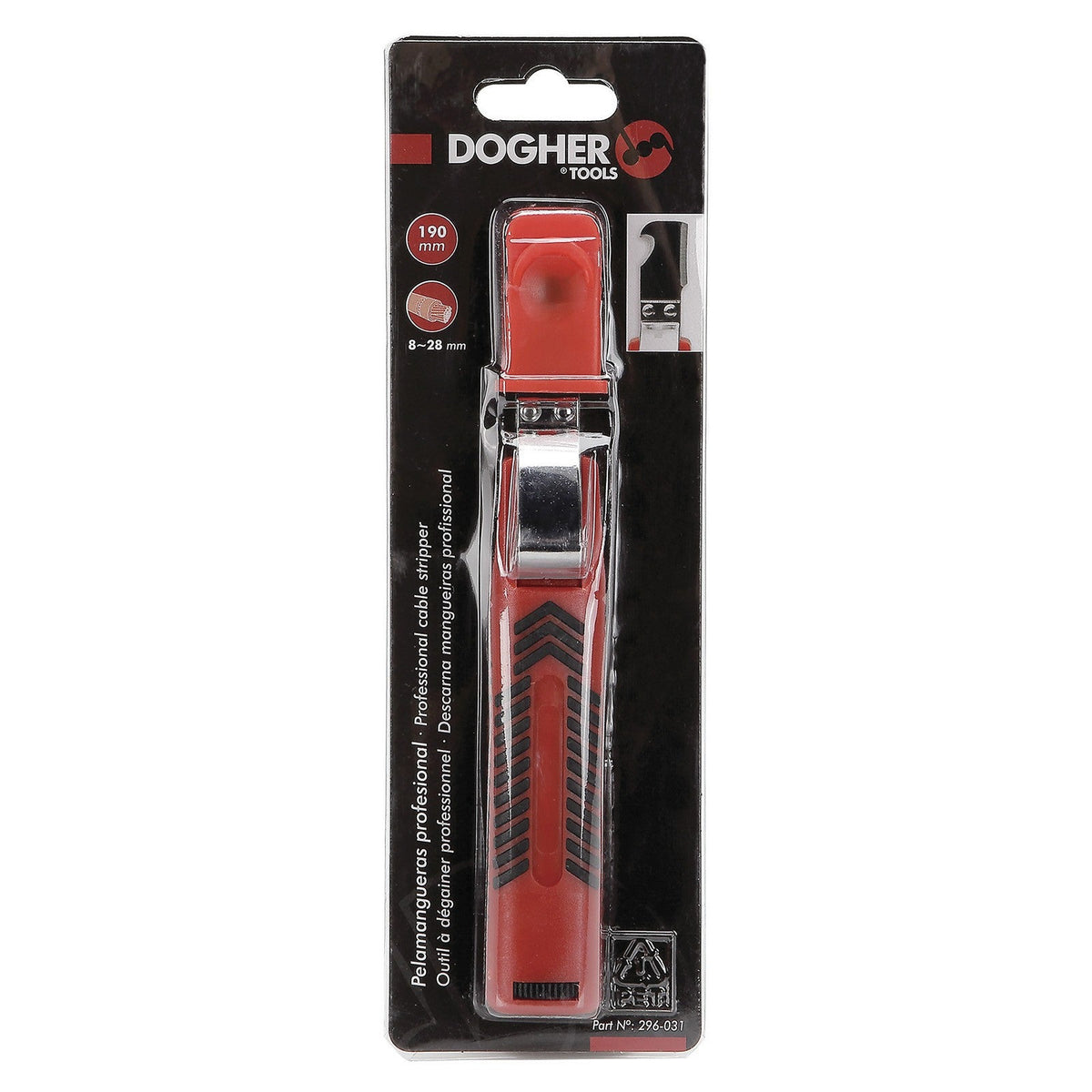 Dogher 296-031 - Pela-mangueras Profesional 190mm