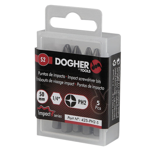 Dogher 425-Ph3-5 - Caja 5 Puntas De Impacto S2 Ph3 50Mm