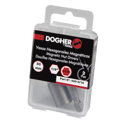 Dogher 440-100 - Caja 2 Vasos Magneticos 10X50Mm