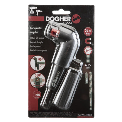 Dogher 443-011 - Portapuntas Angular 360º 55Nm 1/4