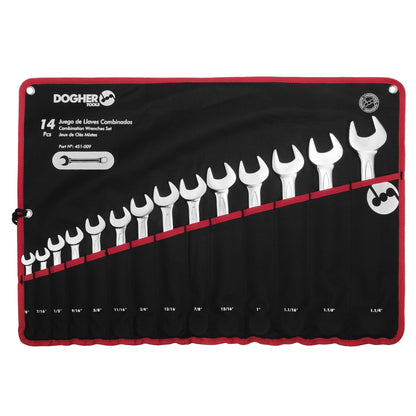 Dogher 451-009 - Bolsa Nylon 14 Llaves Combinadas SAE