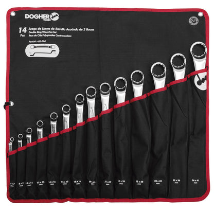 Dogher 453-004 - Bolsa Nylon 14 Llaves Estrella Acod.75º