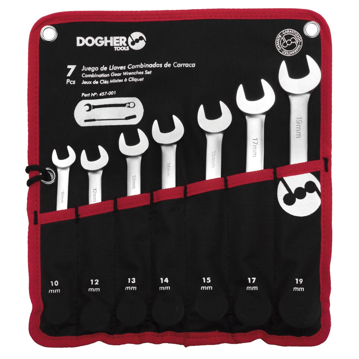 Dogher 457-001V - Bolsa Nylon Comb.Rever.C 7Pzas Vacia