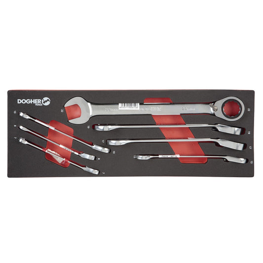 Dogher 457-082 - B.Comb.1/4 7 Llaves Comb.Carraca