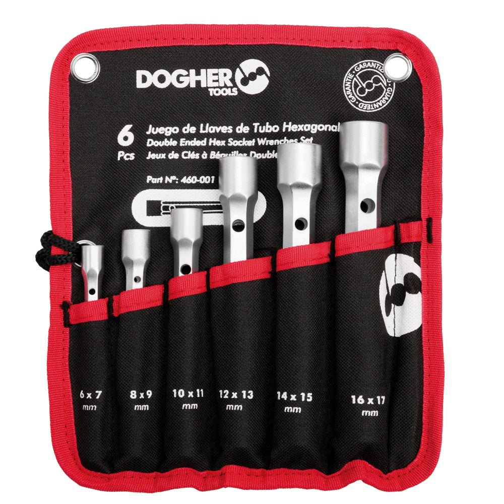 Dogher 460-001 - Bolsa Nylon 6 Llaves De Tubo Hexagonal