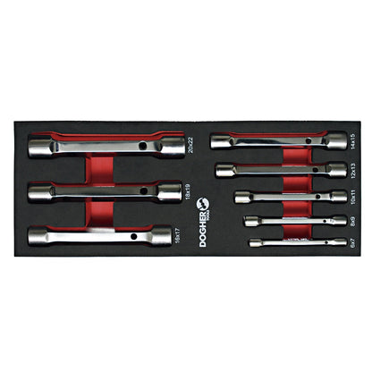 Dogher 460-080 - Bandeja Combinable 1/4 - 8 Llaves Tubo Hexagonal