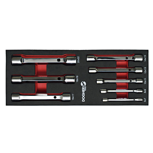 Dogher 460-080 - Bandeja Combinable 1/4 - 8 Llaves Tubo Hexagonal