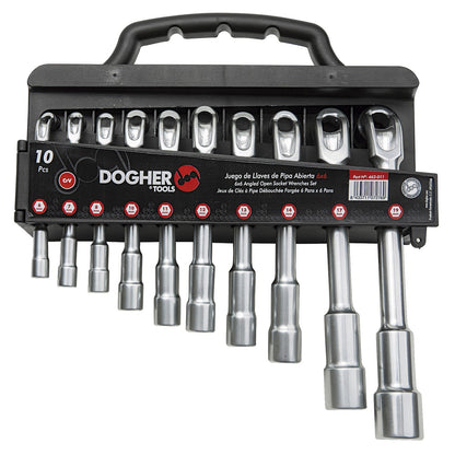 Dogher 462-011 - Juego 10 Llaves De Pipa Abierta 6-19