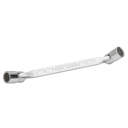 Dogher 467-001 - Bolsa 7 Llaves de Vaso Articulada Doble CrV