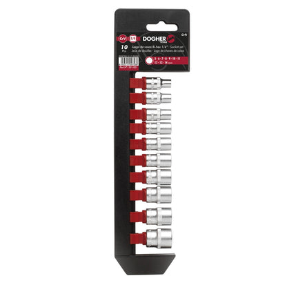 Dogher 501-051 - Juego 10 Ud. Vaso Bihexagonal 1/4