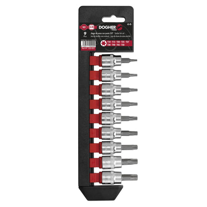 Dogher 523-051 - Juego 9 Ud. V.Puntas Torx 3/8