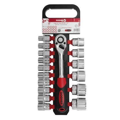 Dogher 530-072 - Juego 17 Ud. Vaso Bihex. 1/2 10-32Mm
