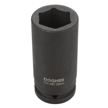 Dogher 579-002 - Juego 9 Llaves de Vaso Impacto 3/4 Hexagonal Serie Larga de 19A46mm
