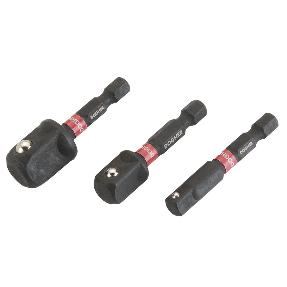 Dogher 594-100 - Juego 3 Adapt.Impact.Hex1/4 A1/4-3/8-1/2