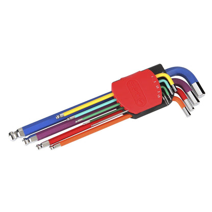 Dogher 605-069 - Juego De Llaves Colores Hex Red. 9Pzs