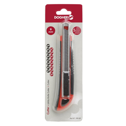 Dogher 789-09 - Cutter Hoja 9Mm Con 4 Hojas Recambio