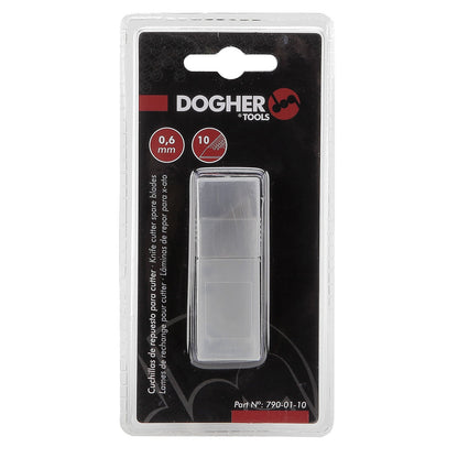 Dogher 790-01-10 - Hojas Cutter Seguridad Y Abatibles 10U