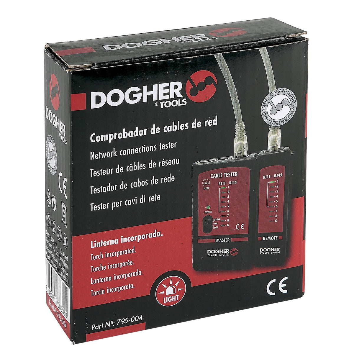 Dogher 795-004 - Tester De Red Conexiones Rj45-12-11