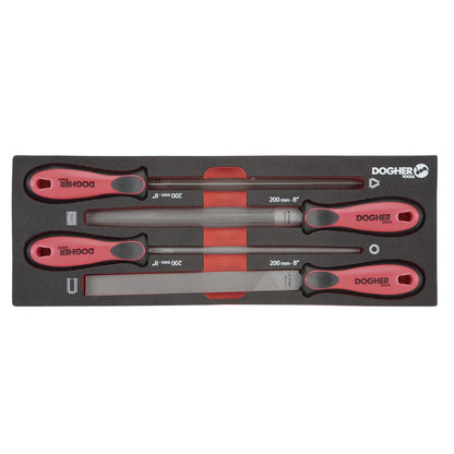 Dogher 804-080 - B.Comb.1/4 4 Limas 200Mm Entrefino