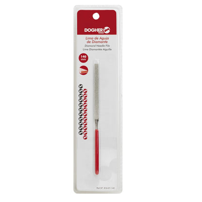 Dogher 816-01-160 - Lima Aguja Diamante Plana 160Mm