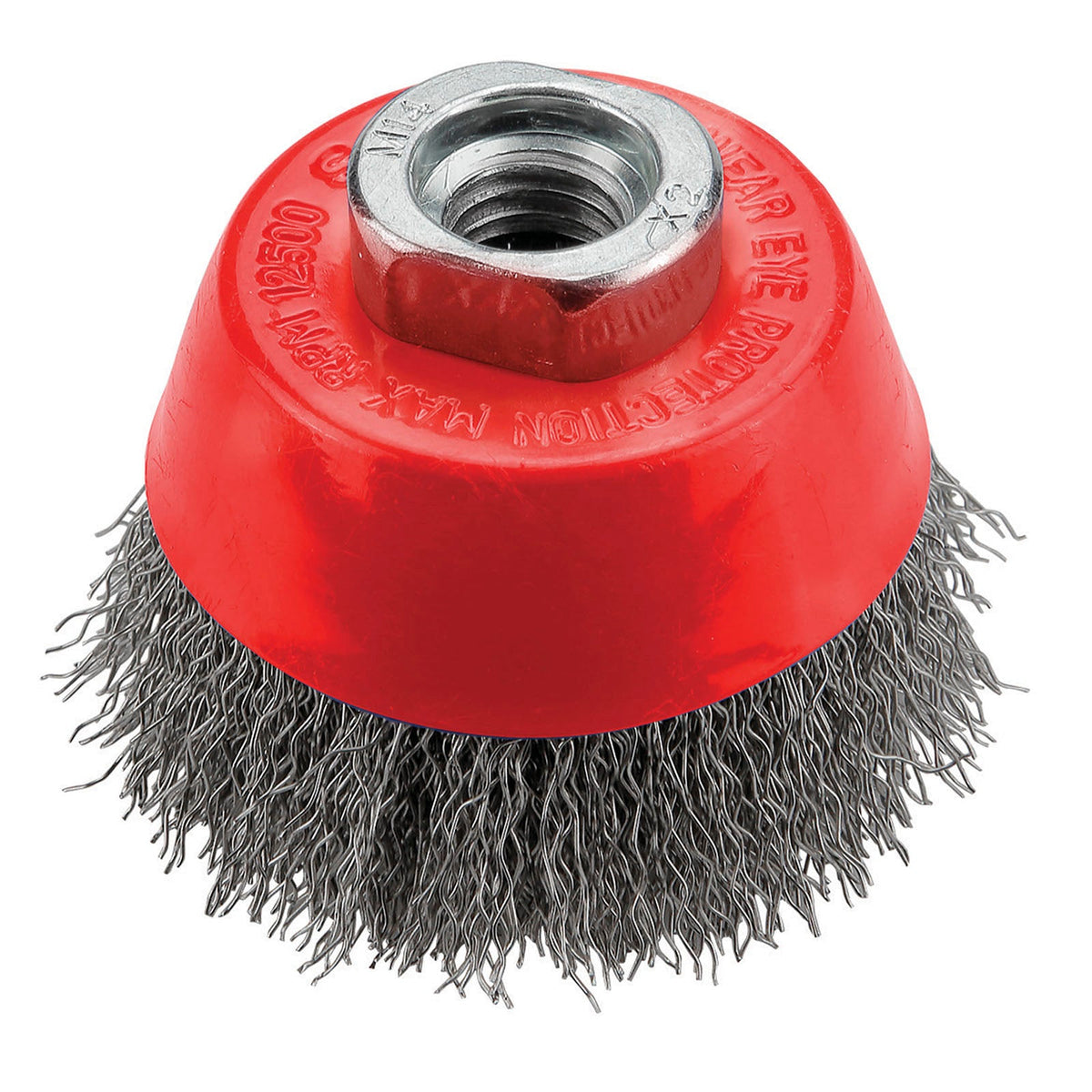 Dogher 819-125INOX - Cepillo Taza Alambre Ondulado 0,30 mm Acero Inoxidable Eje M14 125x0,3 mm