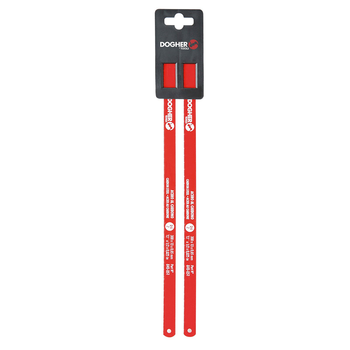 Dogher 840-068 - Juego Hojas Carbono 300X13X0,65 24Z 2Pzs