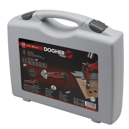 Dogher 940-250 - Juego Sacabocados Bimat 2-50Mm 32 Pzas