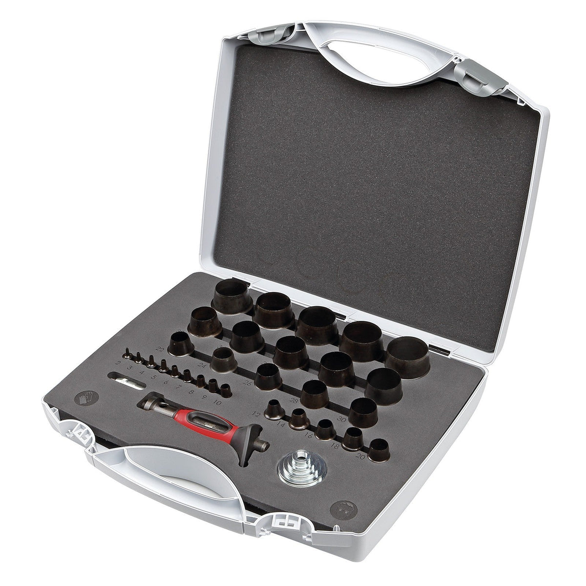 Dogher 940-250 - Juego Sacabocados Bimat 2-50Mm 32 Pzas