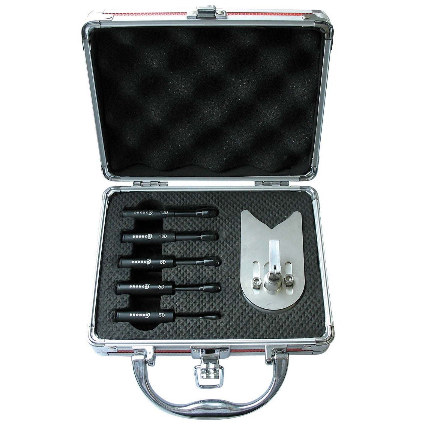 Dronco 4000600 - Set of 5 drill bits in an aluminium case, Ceradrill, jaw diameter: 5-6-8-10-12