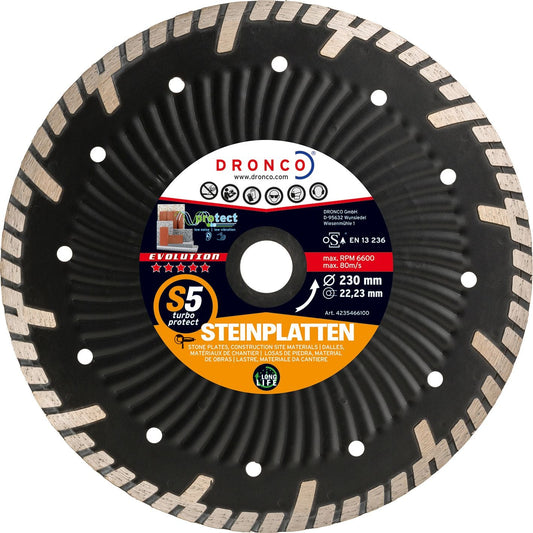 Dronco Disco de diamante Evolution S5 Turbo Protect - Placas de piedra - Ferrotecnia
