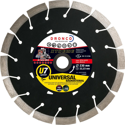 Dronco Disco de diamante Evolution U7 Speed - Universal obra (Antes ERM) - Ferrotecnia