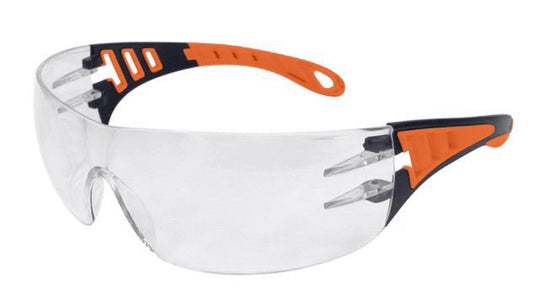 Eagle EVOTO - Gafas de seguridad transparentes con patillas naranjas EVO - Ferrotecnia