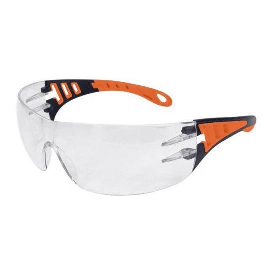 Eagle EVOTO - Clear Safety Glasses with Orange Temples