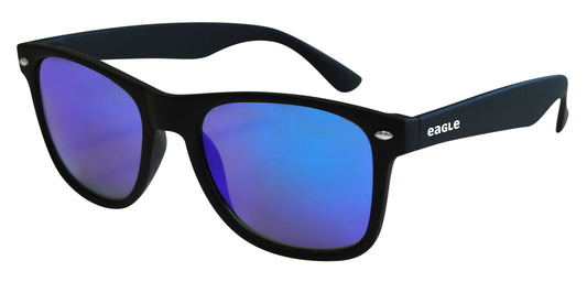 Eagle WABLMSU - Gafas de sol WAVE lente espejo azul