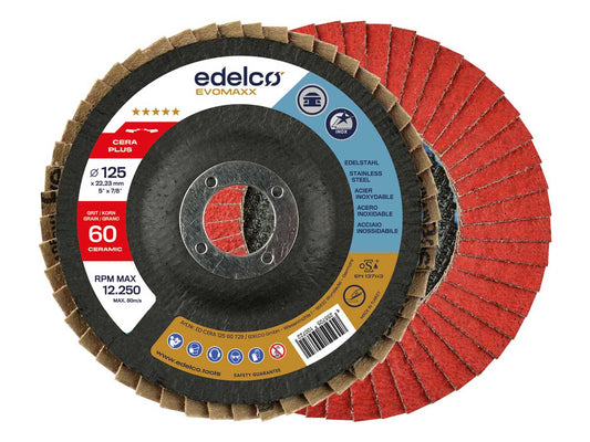 Edelco Disco abrasivo milhojas cerámico Cera Plus EvoMaxx - Ferrotecnia