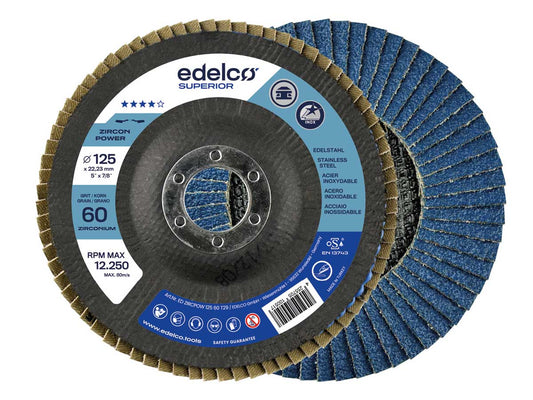 Edelco Disco abrasivo milhojas de zirconio Zircon Power Superior - Ferrotecnia