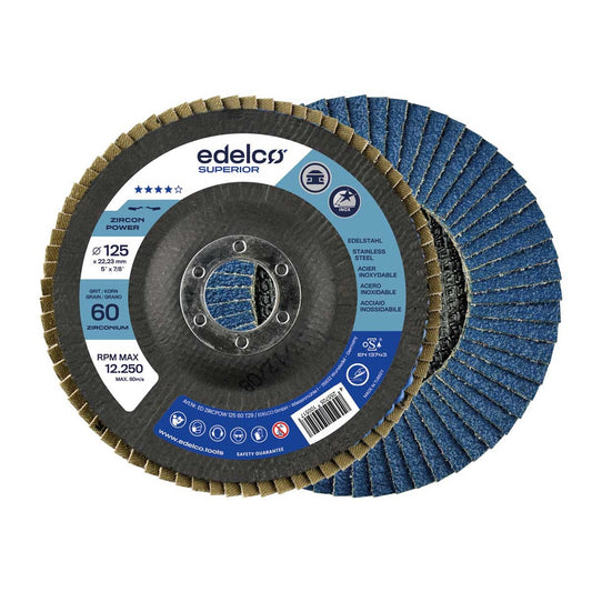 Edelco Zirconium Millefeuille Abrasive Disc Zircon Power Superior