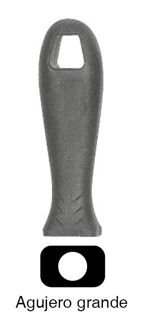 Erizo Mango de lima de plástico negro - Ferrotecnia