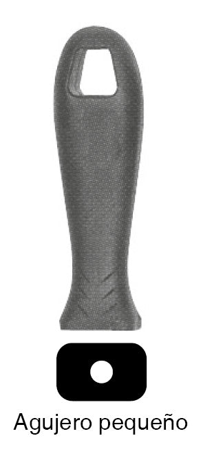 Erizo Mango de lima de plástico negro - Ferrotecnia